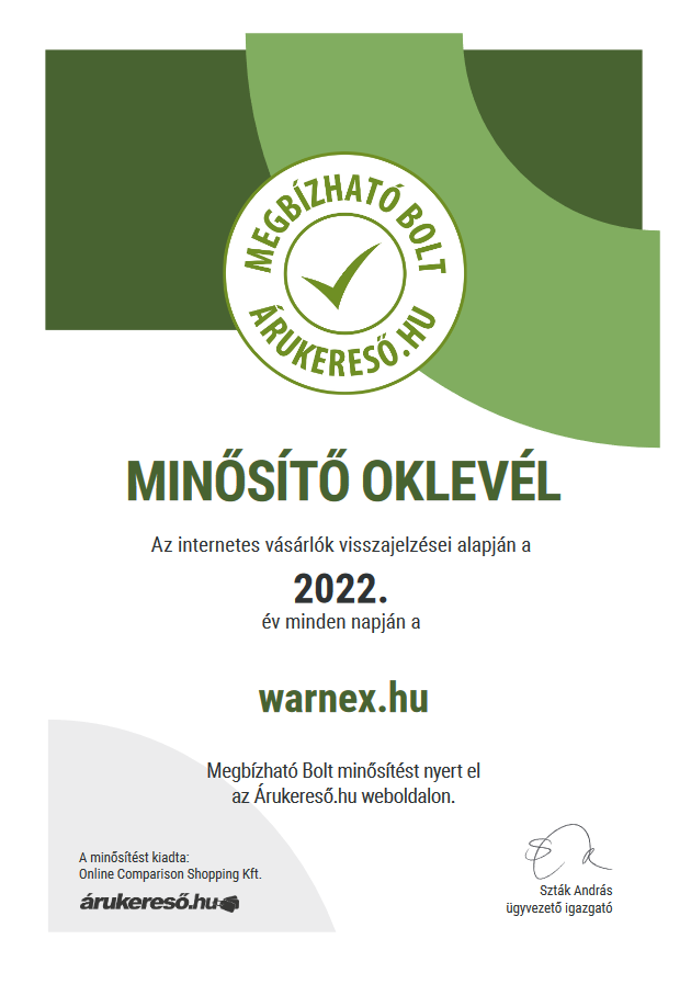 warnex.hu megbízható bolt minősítés